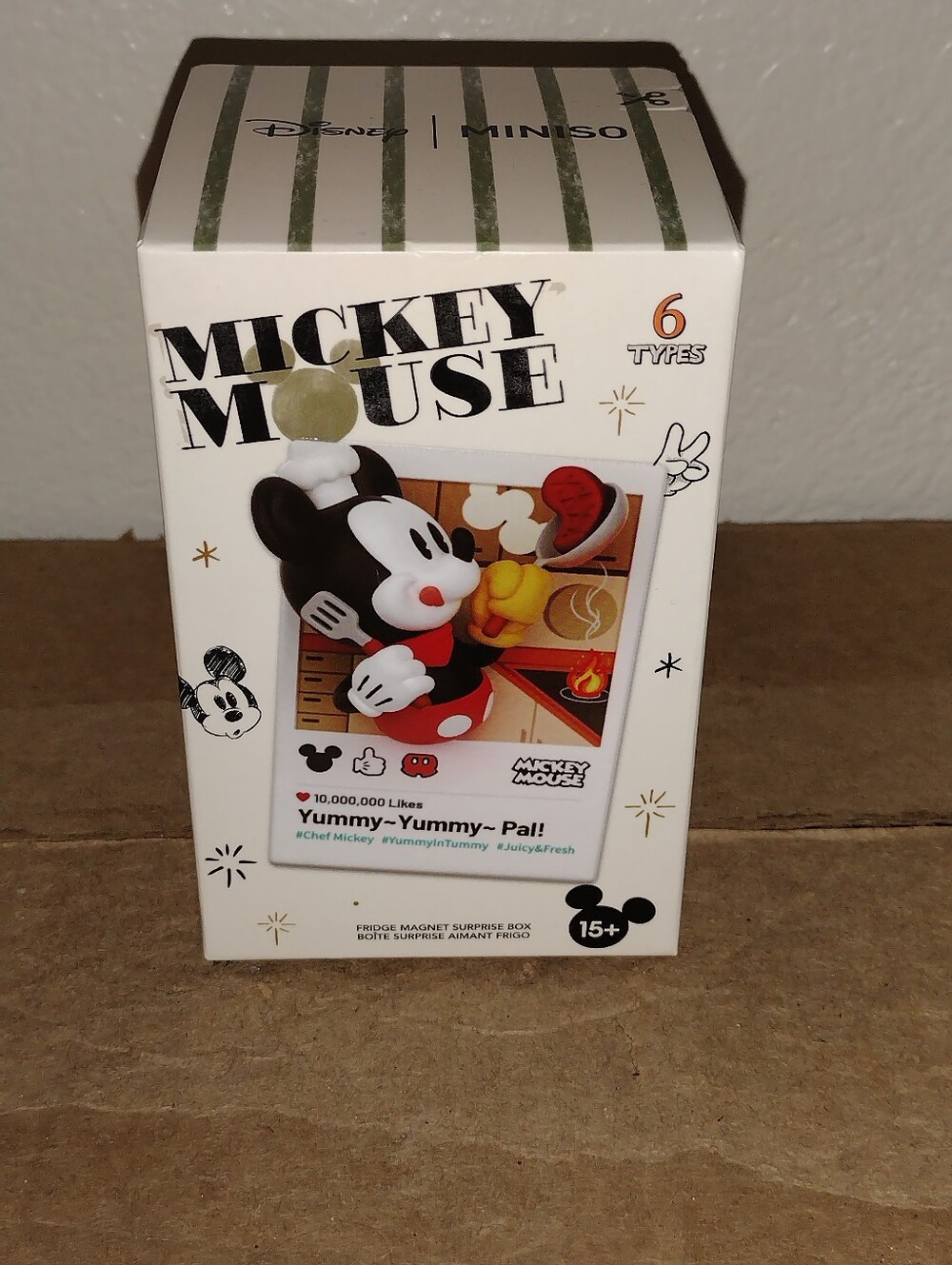 MINISO DISNEY MICKEY MOUSE BLIND BOX FUN IN LIFE SERIES 3D 3" FRIDGE MAGNET NEW